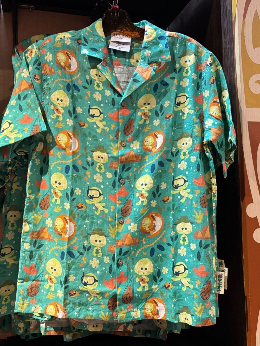 Disney Parks Aulani Button-Down Adult Shirt